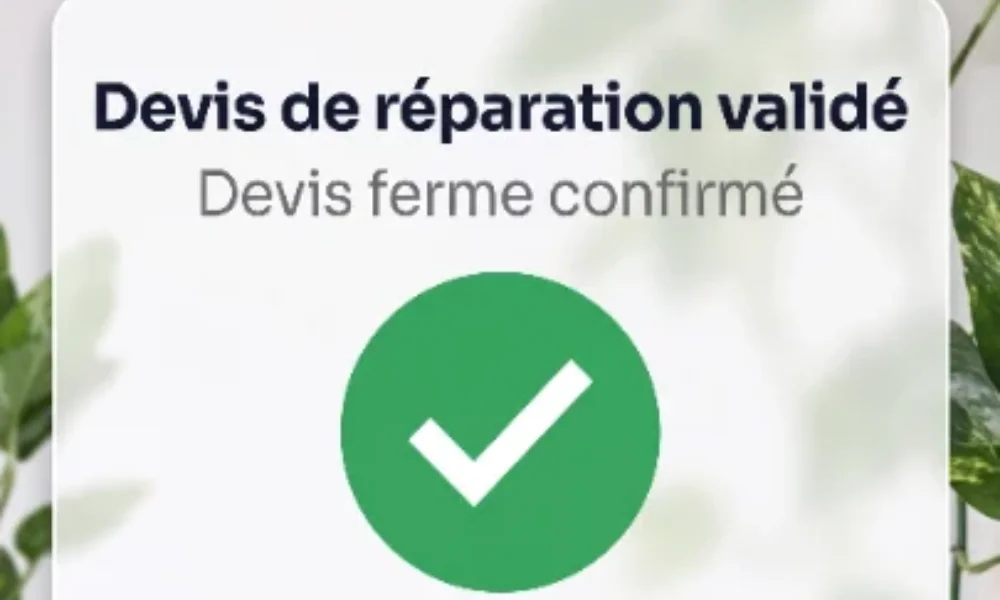 Prix validé / renvoi de l’appareil